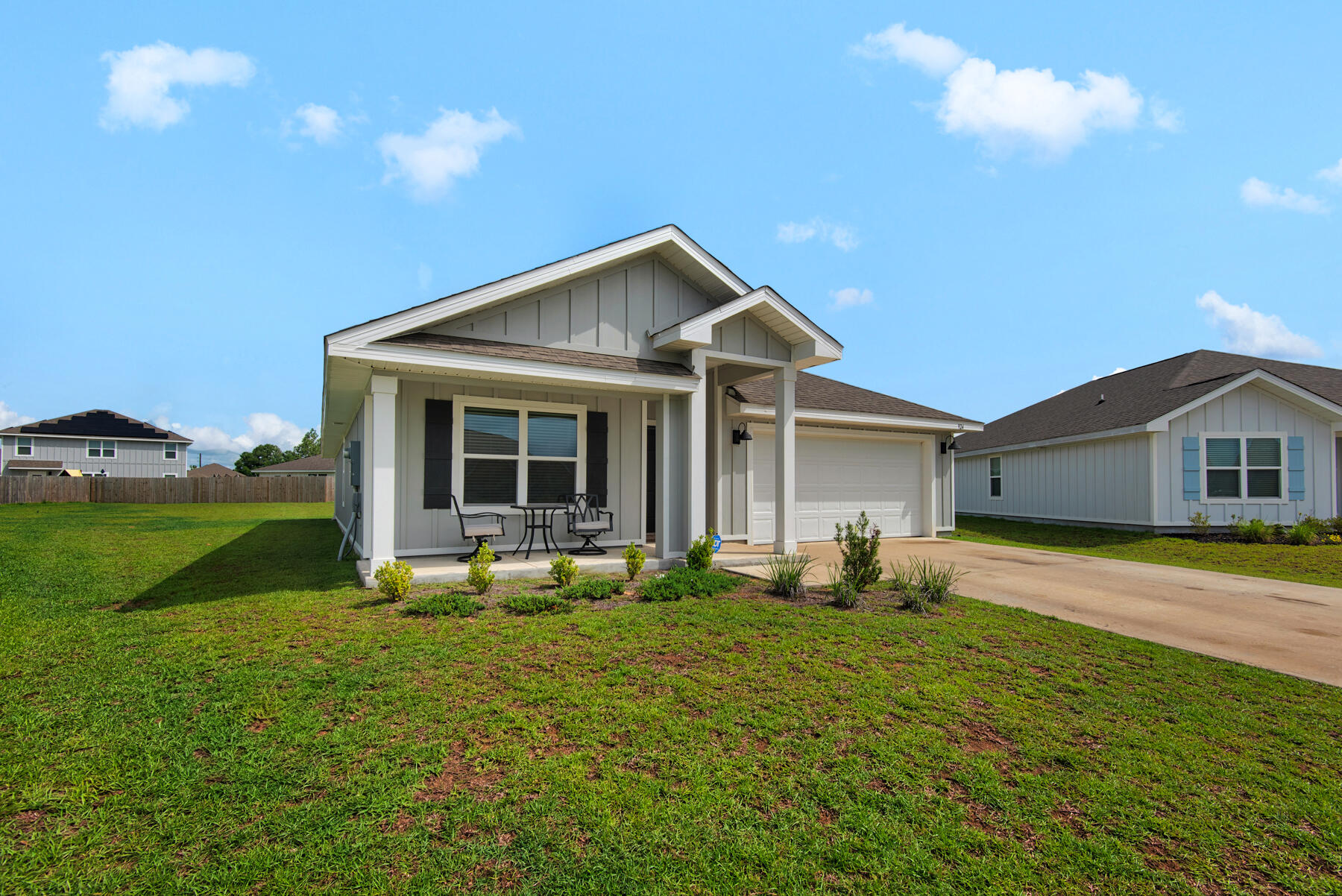 This 4 bedroom, 2 bathroom home offers 1,787 square feet of comfortable living space with a thoughtful blend of modern convenience and Florida charm. The open layout flows easily into the kitchen, dining, and living areas, creating an inviting space for everyday living. A covered back patio provides a shaded spot for relaxing or entertaining, while the community pool and cabana offer the perfect place to enjoy sunny days. Additional features include a 2-car garage and a Smart Home Connect System equipped with a variety of devices to simplify daily routines. Located less than 10 miles to Blackstone Golf Course, this home combines convenience, comfort, and lifestyle in one setting. And only 500 yards to the community pool. *Background, credit checks
*Pet friendly upon approval - Non refundable pet fee charged
*Non refundable move out clean fee charged
