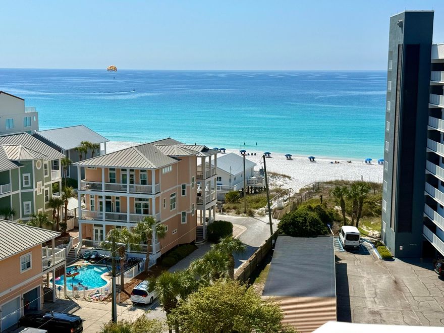 Buyer incentive of $5000!!!Welcome to this 2/2 turn key ready condo!  Where a spacious open concept and unobstructed gulf views create an atmosphere of pure serenity. Expansive glass sliders frame the emerald waters, bringing the beauty of the coast inside. Recently updated with a fresh coat of white paint and high-end finishes, this retreat offers a crisp, clean aesthetic that enhances the natural light and coastal atmosphere.  This is a turnkey condo with a strong rental history.  Mainsail amenities include multiple pools and a gym.  Owners have designated covered parking, exterior storage unit, and seasonal beach chair service.  A perfect beach condo awaits a new owner to enjoy the sugar white sands of the Emerald coast!