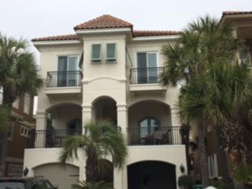 Located in the prestigious gated community of Destiny By The Sea, this home is ''Absolute Destiny''. Having 4 bedrooms there is plenty of space for everyone. Having balconies overlooking the water is perfect place to enjoy the views of the emerald waters and sugary white beaches. This home is just a few steps from the beach. ''Absolute Destiny'' has a rental income history.