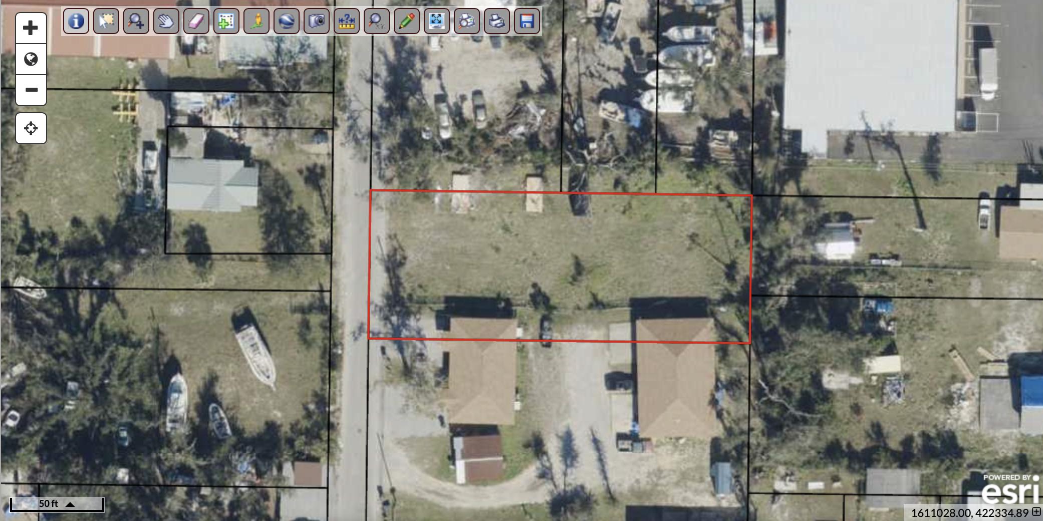 Large residential lot located close to downtown. The home was removed following Hurricane Michael and the lot has two slabs and a shed remaining. Lot is connected to city water and city sewer is available. Zoned Mixed Use 2.