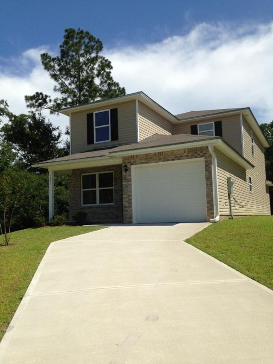 Fantastic home just North of highway 90. This home, just built in 2013, is sat on a cul-de-sac, on a corner lot. 4 bedrooms, 2.5 bath, with a single car garage. The master bedroom is located on the first floor. Upstairs has 3 bedrooms, with a loft seating area. Dont miss out on the opportunity to own this beauty.