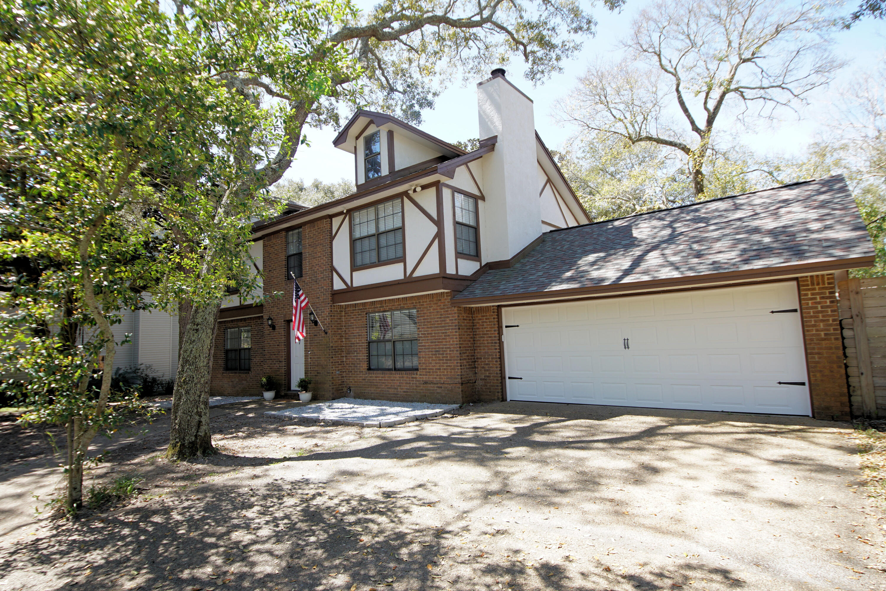 MOTIVATED SELLER! BRAND NEW HVAC! THE ROOF WAS REPLACED IN 2019 WITH A 10 YEAR WARRANTY! This well maintained home tucked away in the quiet Shady Lane subdivision with water easement access for kayaking & paddle-boarding. This unique two-story home is conveniently located next to Hurlburt Field, Eglin AFB, schools, beaches, restaurants and more. The renovated kitchen boasts beautifully maintained butcher block counter tops, new farmhouse style sink, stainless steel appliances, and white cabinetry. Located in a flood zone X, this home is high and dry making it ideal for an FHA or VA loan.