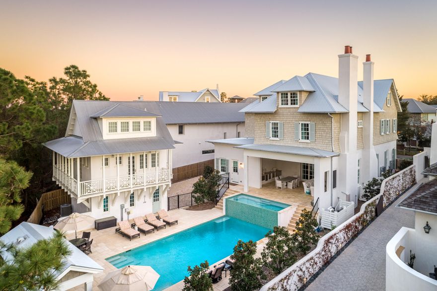Exceptional in its beauty, luxury, and serenity, 68 West Kingston is a breathtaking property in 30A's most storied community. Artfully designed with Wolf and Subzero appliances, a butler's pantry, two wet bars, a master bedroom breakfast bar, spectacular master closets, a theater room/fitness room, and a spacious third-floor recreation room - one of three gathering spaces across the home's generously appointed three levels. The attention to detail is evident in its exceptional tile selections, custom cabinetry, natural quartz countertops and Venetian plaster walls throughout the home's first floor. This Stan Benecki-commissioned residence evokes feelings of relaxed elegance that truly epitomizes the 30A lifestyle.