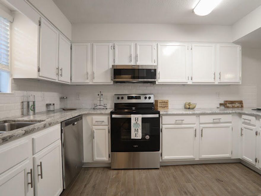 Completely updated townhome in the heart of Shalimar. 3 bedroom 2.5 bath 1 Car Garage with 1600 Feet!  New everything... Move in ready!! New Roof, New HVAC, New flooring, fans and lights, interior doors, garage door, blinds,  paint in and out etc etc etc .. Update kitchen with granite and stainless steel appliances and new master bath with huge shower.. Few details being done and cleaning. Friday 8/27