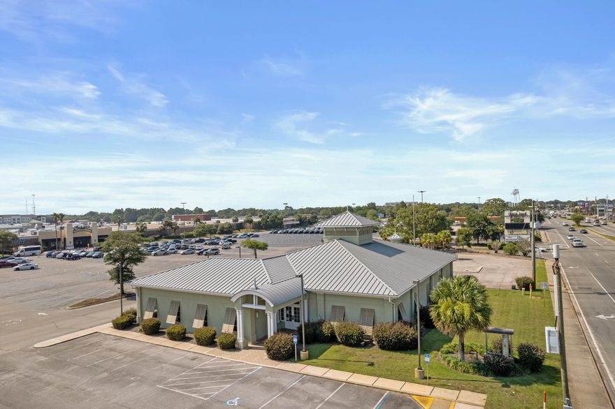 Now available for lease is a prime retail building in the heart of Mary Esther Boulevard. At over 7,000sf this Class A property presents a rare opportunity to create a unique footprint in the high traffic corridor. No detail was overlooked in the redesign and construction of the new space. As a previous financial institution it creates a turnkey solution for a similar use or an easy conversion for QSR, medical or professional office. C-2 Zoning allows for a wide-range of uses. Contact the advisor for additional questions and information.