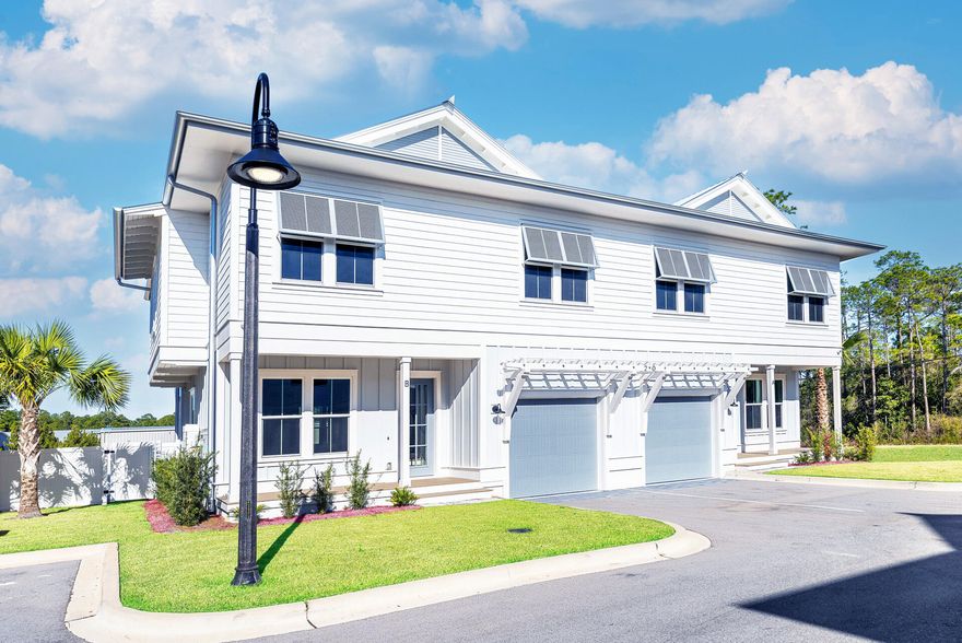 Discover Century 393, Santa Rosa Beach's newest townhome community, offering a blend of modern design and prime location. Situated at 520 S Co Hwy 393, this soon-to-be gated development places you just minutes from Ed Walline Beach Access, Gulf Place, Shunk Gulley, and Papa Surf Burger Bar--all easily reached by golf cart. Unit #20B spans 1,914 square feet of heated/cooled space and 2,412 square feet under roof, thoughtfully crafted for comfort and style. This three-bedroom, four-and-a-half-bath townhome includes a versatile bunk room, high-end finishes, and a fully fenced backyard. Outdoor living is a dream with a built-in kitchen and private hot tub, making this home ideal for both personal enjoyment and investment potential. 
Inside, an open-concept main level flows effortlessly between the living, dining, and kitchen areas, enhanced by natural light. A walk-in pantry, powder bath, laundry room, and one-car garage complete the first floor.

Upstairs, the primary suite offers a dual vanity and walk-in shower, while both guest bedrooms feature private ensuite baths. The additional bunk room serves as a flexible space, whether for extra sleeping arrangements or a home office, with a hall bath featuring a double vanity and tub/shower combo. As one of only four units in the community with a private hot tub, Unit #20B stands out as a premier offering. A dedicated ice machine in the garage ensures effortless beach days. Short-term rentals are allowed, making this an excellent opportunity for investors. Future expansion on an adjacent 10 acres will introduce a resort-style pool, sun deck, and cabana, enhancing the neighborhood's appeal. Don't miss the chance to secure a luxury coastal retreat in one of 30A's most exciting new developments.