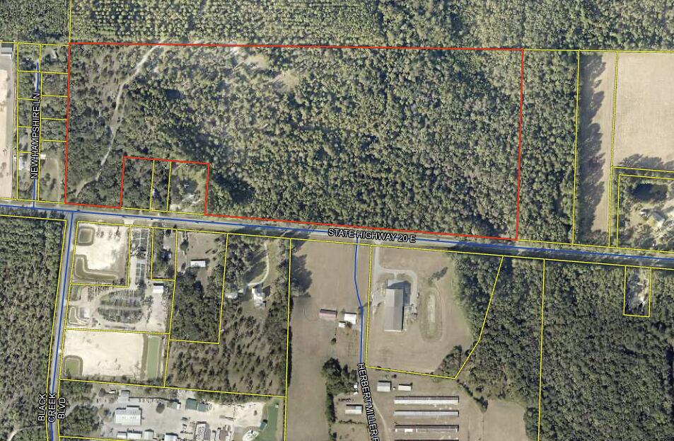 Rare development opportunity in Walton County's emerging market. Freeport, FL is one of the fasted growing cities in the State of Florida and the US for that matter. Property is strategically located at the intersection of Highway 20 and Black Creek Blvd just to the East of Highway 331, offering exceptional visibility and accessibility. This listing includes 58.7 acres of land, engineering services and permitting costs for buyer's use, and development order readiness. Impact fees will not be NOT INCLUDED. Site Specifications:

Location: 2909 E State Highway 20, Freeport, FL
Zoning: Flexible commercial/mixed-use potential (up to C1)
Parcel Size: 58.7 ac. [To be confirmed with exact acreage]
Traffic Count: Approximately 12,500 vehicles daily (Highway 20 near Highway 331)

Development Potential:
Versatile site suitable for:

Commercial retail center
Multi-family residential complex
Flex space development
Light industrial facility
Mixed-use project

Freeport Growth Highlights:

Rapid infrastructure expansion
Strategic location near emerging Northwest Florida corridor
Increasing regional economic development
Proximity to major transportation routes
Growing residential and commercial infrastructure

Key Advantages:

High traffic visibility
Multiple development options - Can be subdivided or phased
Excellent transportation access
Part of Walton County's growth corridor
Flexible zoning potential

Investment Opportunity:
Prime location for forward-thinking developers seeking strategic real estate in Northwest Florida's emerging market.
Detailed site plans, traffic studies, and comprehensive market analysis available upon qualified inquiry.
Serious inquiries only!