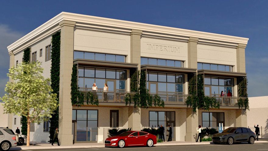 New construction strategically located in the heart of the downtown business district. The
property is situated immediately adjacent to professional office buildings, and the Escambia County Judicial Center.
Beautiful contemporary building design by architect Brian Spencer.
First Class Construction by Biggs and Green.
Three first floor condominium styled units available- Perfect for office, open concept, cubicles or small retail.
Open concept units with kitchenette and restroom. Amenities include- Vaulted
Ceilings. Trellis System Green Wall. Dedicated Green Space on Property. 1 dedicated parking space on the commercial units. Pet-Friendly. Eco-Friendly Landscaping.
2,677 SF Residential Units on 2nd/3rd floor. Elevator. High-End Features. Private Parking. 2 Car Garage