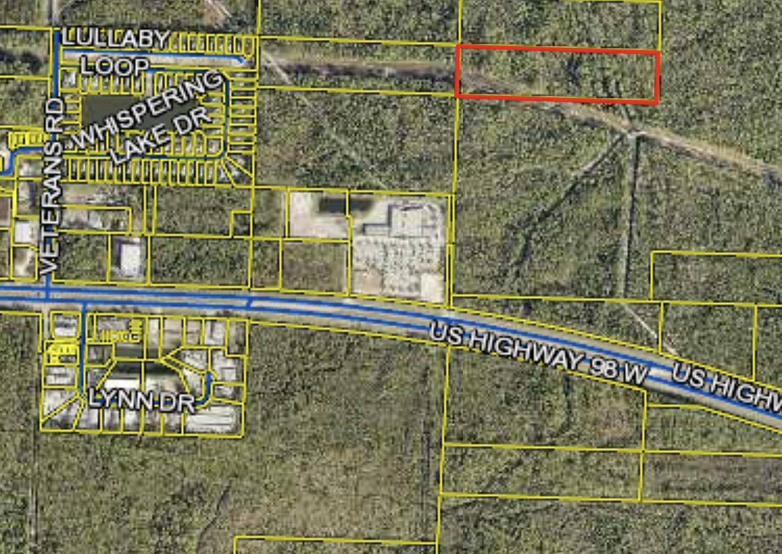 A great opportunity to own land in Santa Rosa Beach, FL less than 3 miles to the Gulf of Mexico. 10 acres of beautiful Natural Florida Land approximately 600 feet northeast of Pulbix on Hwy 98. Property is zoned Conservation Residential 2 units per 1 acre. There's a utility easement along the southwest corner of the property. Walton County is planning to build a north south road to connect Nellie Dr from Hwy 98 to Chat Holley Rd. This should provide access to the property in the future. In addition to the road, there's plans for an outdoor amphitheatre near this area. Buyer to verify all dimensions, zoning, and perform any due diligence deemed necessary.