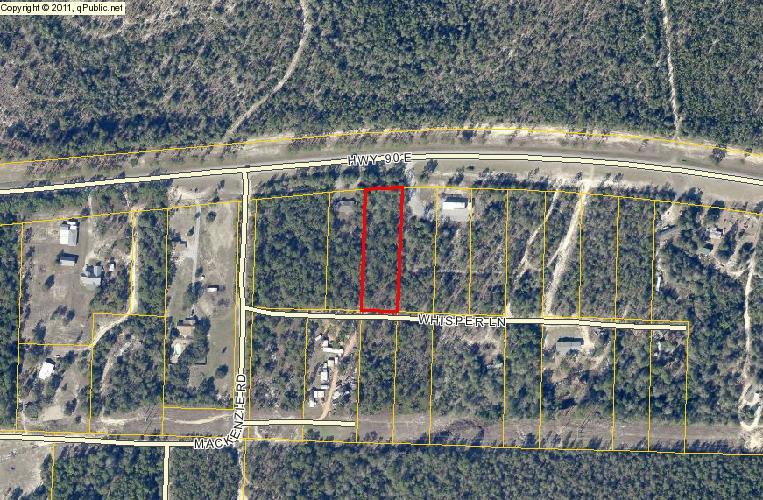 Large Residential Lot that can also be accessed from Whisper Lane. What a price! Seller says SELL! Buyer to verify all data and dimensions.