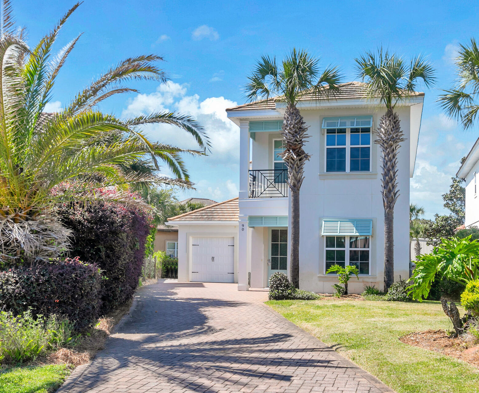Under Contract and Accepting Backup offers! The Wait is OVER! Indulge in luxury living in this Exquisite and Ultra-modern beach home. Custom built and designed by The Carter Building Company - this spacious and stunning 3BR/3BA + 2nd floor DOUBLE BUNK ROOM home leaves NOTHING to be desired. Located in the highly desired beach community of Terra Cotta, this gorgeous home boasts private/gated beach access, a private heated pool, a backyard oasis + more. The property features a spacious floor plan w/ hardwood floors and tile floors throughout. The kitchen boasts endless countertops, a gorgeous backsplash, gourmet island bar, white storybook cabinetry and Chef-grade stainless steel appliances. More.. Relax on the serene deck, by the private pool or on the private terrace. Built w/ energy-efficient features, this is the Beach Life! This home is a SHORT TERM RENTAL MACHINE as it boasts historical rental income 4 years in a row! Ascend to the 2nd level, where the primary Master bedroom awaits with a magnificent designer Ensuite bathroom, boasting a double vanity and a lavish tiled walk-in shower. The second bedroom beckons with a private balcony facing towards the beach and a Jack and Jill bathroom, featuring individual vanities and a shared lavatory and tub/shower. A grandiose loft space offers indulgence with two sets of custom built-in single bunks adorned with ambient lighting, outlets, fans, and elegant curtains for enhanced seclusion. Additionally, a sumptuous sleeper sofa graces this elevated haven, providing an extra touch of comfort and opulence. 1st floor hosts an oversized bedroom (3rd), garage, laundry room + more. Terra Cotta Terrace is a luxury development of beach homes in the highly sought-after Crystal Beach area. The neighborhood has private gated beach access just steps away from the home! Amenities include a community pool, tennis/pickleball courts, and a sand volleyball court. This ideal location is a short distance from several beach front restaurants and a few miles from Destin Commons and Silver Sands! Come see why your friends, your family and your vacationing guests will NEVER want to leave vacation and LIVE at 90 Terra Cotta Way, Destin!