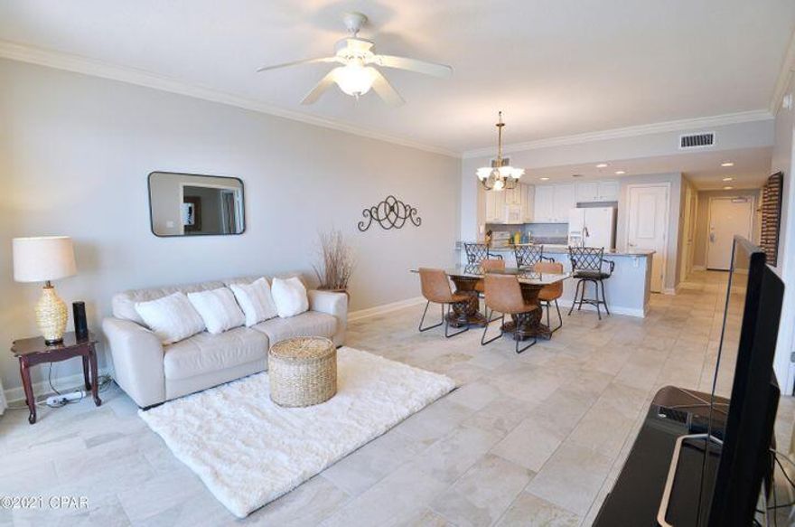 FEW WORDS come close in describing this property! This is NOT a typical condo, it is a 3 bed / 2 full bath 1559 square foot property that is Total Perfection! Renovated to the max, decorated with class, and meticulous condition.. The rental incomes within this complex are FANTASTIC, this unit has never been on a rental program, hence the ''Brand New' 'condition it is in. Grandview East has a SUPER LOW HOA and practically pays for everything except electricity! The 9th floor provides jaw dropping views of the Gulf and because of Grandview being a low density complex, elevator waits are NOT a nightmare like other high traffic resort scenarios. Whether you are an INVESTOR or looking for a PRIMARY family or 2nd home property, Grandview East unit 904 is your ''MUST HAVE PROPERTY''