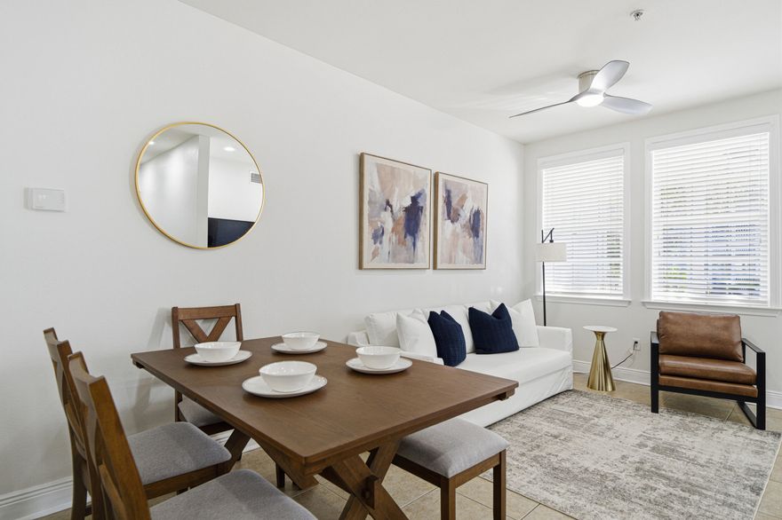 Freshly UPDATED from top to bottom! New Sherwin Williams Greek Villa paint throughout, upgraded lighting, and brand new furniture gives this condo a clean, modern feel. It's crisp, inviting, and now 100% RENTAL READY! Fully furnished 3BR/2BA end-unit condo in the gated Village at Blue Mountain Beach on 30A. SUPER competitively priced...over $40K under the next lowest 3-bedroom currently on the market, this one is PRICED TO SELL. Prime location between Dune Allen and Grayton with public beach access just 1/2 mile away at Hwy 83 and Old Blue Mountain Rd. Inside you'll find updates such as stainless appliances, granite countertops and a custom backsplash. There are two bedrooms with king beds, and a third bedroom with bunks. Fridge and dishwasher were recently replaced, HVAC 2017, and water heater 2022, giving peace of mind on major systems.

The Village features a large pool with a cabana, fitness center, shuffleboard, grilling stations, bike racks, and well-kept green space. And the convenience is unbeatable...walk to Mimmo's Italian, an ice cream shop, coffee shop, nail salon, and a Thai restaurant. Don't miss this great opportunity and investment! 