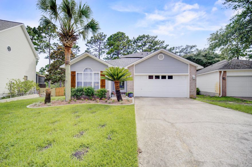 Beautifully renovated 3BR/2.5BA two-story home in a cul-de-sac, showing pride of ownership! Features modern finishes, new marble countertops, unique backsplash, open layout, cozy wood-burning fireplace, spacious backyard with powered shed (50 amps). Roof, HVAC, and compressor all 1 yr old. New Rain Bird sprinkler system and valves. Ideally located near Mid-Bay Bridge, shops, Bluewater Bay amenities, and minutes to Destin's beaches. Move-in ready - you'll want to see this one!