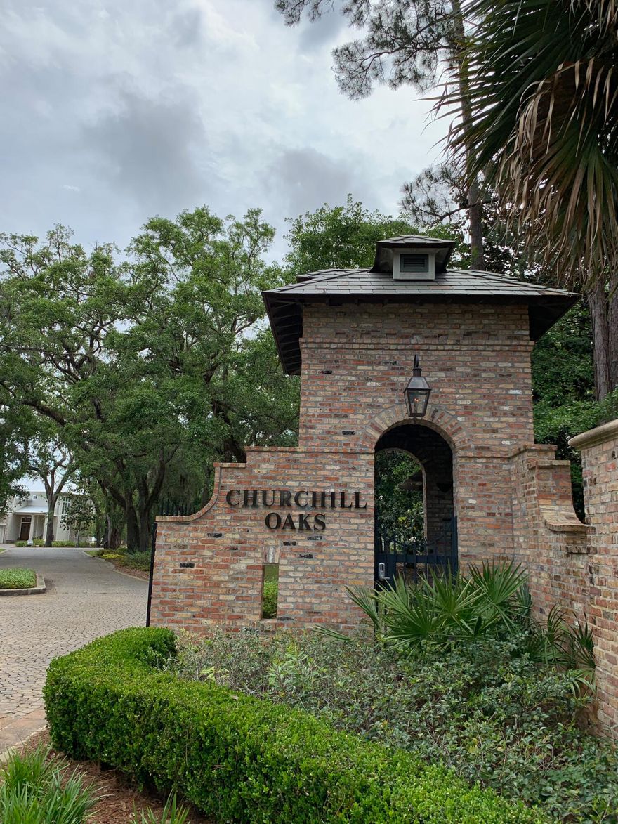 Rare bay front opportunity in Churchill Oaks! Lot 10 is a premium bay front homesite situated on a quiet street and tucked away with only native vegetation and the calm waters of Hogtown Bayou in sight. Lot 11 next door can also be purchased to create a larger home site. Churchill Oaks offers a lifestyle of elegance and appreciation of nature. Once inside the stately gated entrance, magnificent coastal homes accentuate southern architecture under a canopy of old oak trees. The 40-acre community is comprised of 87 homesites and some of the best amenities in South Walton including community marina.