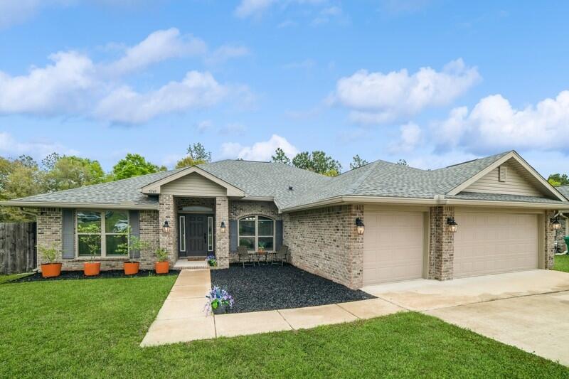 This beautifully designed 2,502-square-foot home in Willow Creek features a three-car garage and a popular Adams floor plan that blends elegance and practicality. Inside, you'll find custom cabinetry, LPV flooring in wet areas, and plush carpeting in other spaces. The kitchen shines with sleek granite countertops, while the master bath includes an oversized shower with a built-in seat and a walk-in closet for plenty of storage.Outside, the fully fenced backyard boasts a play set for fun and a sprinkler system to keep the lawn lush. Relax on the covered porch and enjoy privacy and comfort. As a resident of Willow Creek, you'll also have access to community amenities, including a pool and playground. 3% Va Assumable mortgage available !