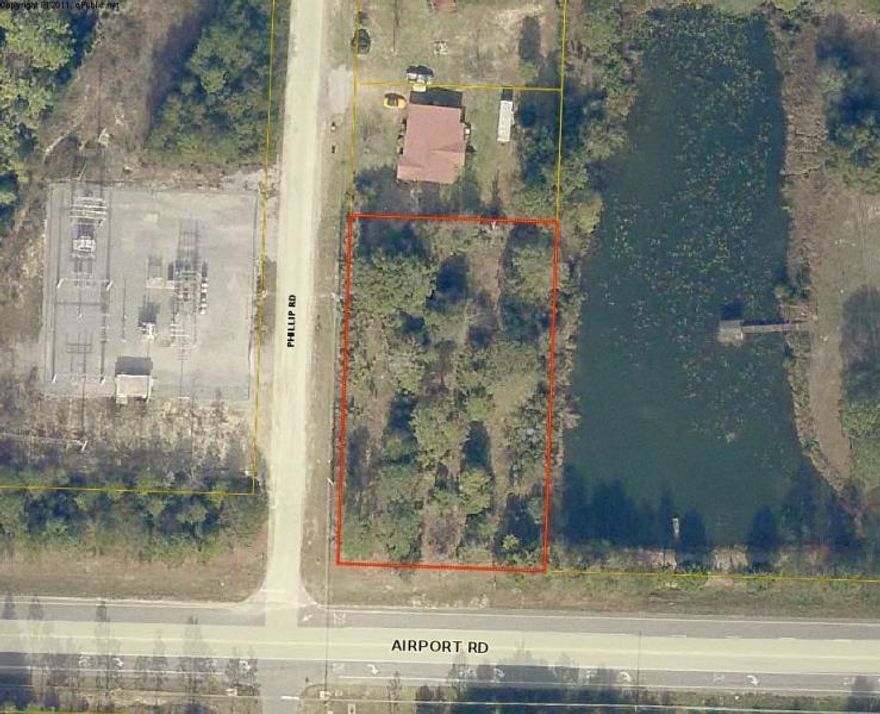 This lot is on Airport Road and there is a possibility of commercial rezoning.