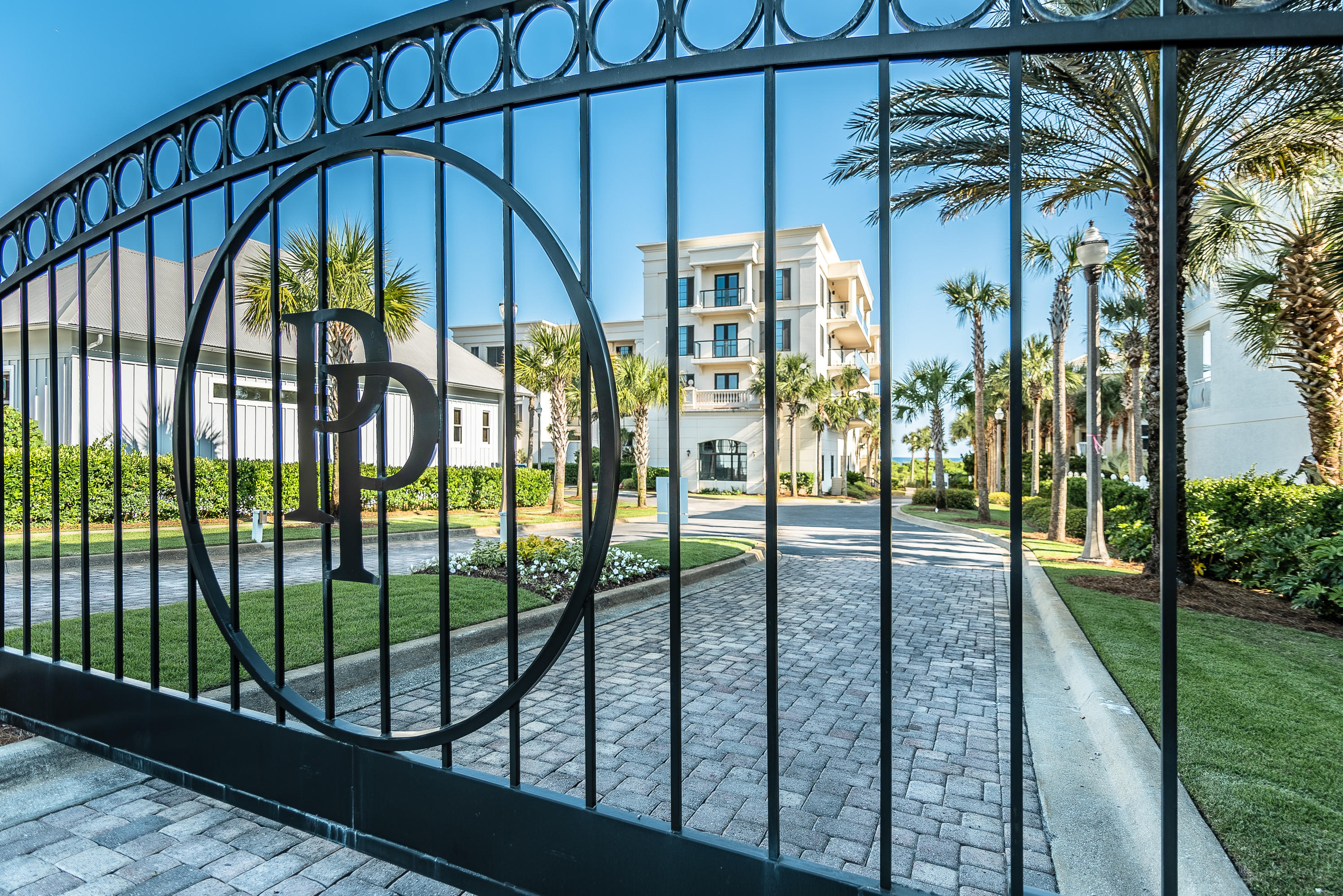 Private & Gated, this exclusive Gulf Front residence is non-rental. Thoughtfully designed master bedroom and open living, kitchen & dining area capture the shimmering turquoise views of the gulf. This end unit has floor to ceiling sliding glass doors that open to covered balconies with modern glass railings for uninterrupted gulf views. Recently professionally decorated and offered fully furnished! A single level floor plan with an elevator to the unit and underground parking! Enjoy the vast private beach of Park Place or take a dip in the Gulfside pool. Workout room and outdoor kitchen for complex. Located in Seagrove Beach approximately 2 miles east of Seaside. For more, SEE VIDEO under photos !!!