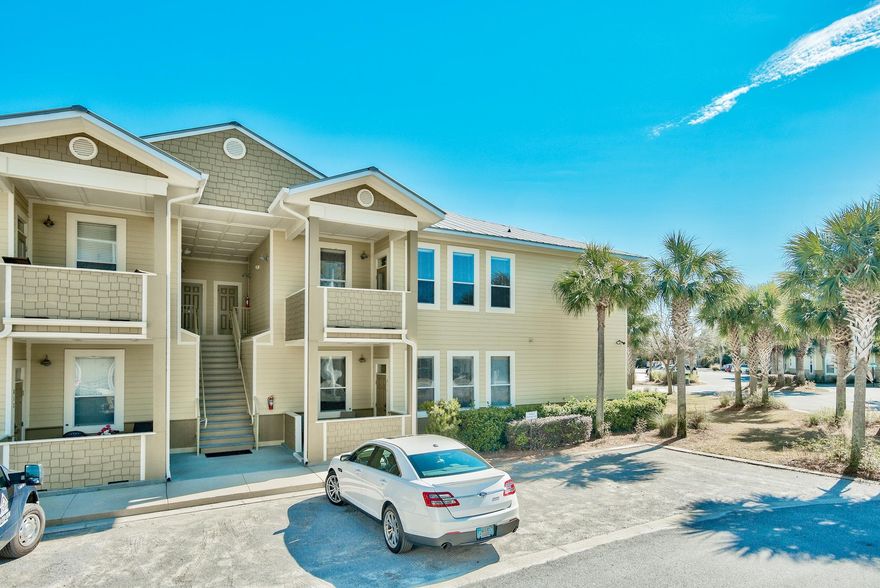 The Best deal on 30A. This Exceptional Top Floor condo has not been rented by the current owners and offers a Plethora of upgrades. Tastefully decorated and painstakingly maintained, this condo is sold fully furnished and ready for you the enjoy the beach and the 30A Lifestyle.An open floor plan, some of the features include, Brand New A/C unit ( Summer 2018 ), Vaulted ceilings, Stainless Steel appliances, Granite counter tops, Tile and Wood Laminate floors and plenty of storage with additional storage closet right outside the unit. Conveniently located with easy access to the Beach in Topsail State Park, shopping and entertainment at Grand Blvd and Gulf Place, this is the ideal location and will not be around for long.