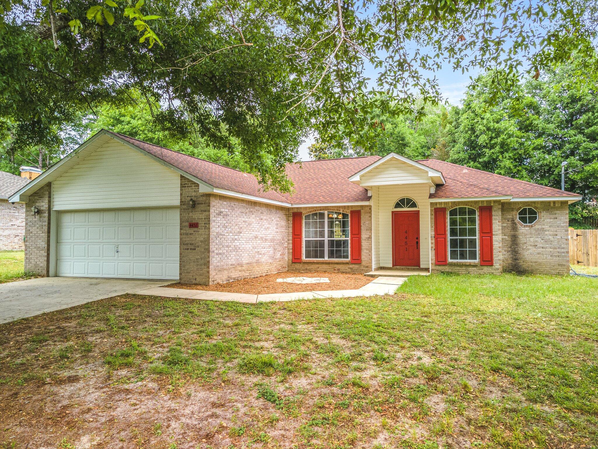 Yall! It's in South Crestview! This contemporary, open floor concept home is ready for new owners. This 3 bedroom abode has many upgraded features, to include stainless steel appliances and LVT flooring in the main rooms. Owners even left the split floor plan in place for parents sanity. Living here is a short commute to Eglin AFB and Duke Field. When it's your free time, remember it's about a 35 minute drive to our gorgeous sandy beaches. Welcome Home!NEW ROOF in 2019, water heater in 2021. Measurements are deemed to be accurate but buyer to verify.