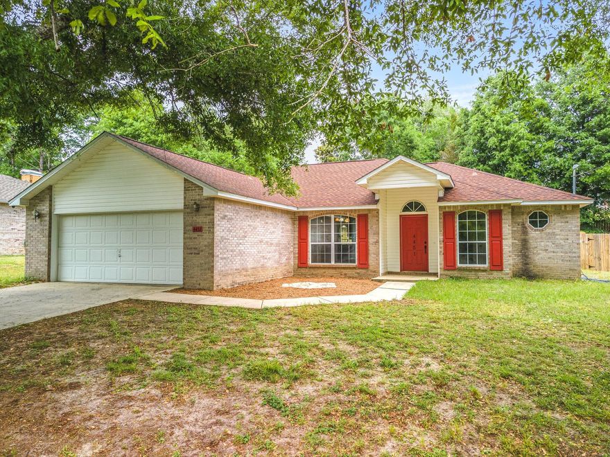 Yall!  It's in South Crestview!  This contemporary,  open floor concept home is ready for new owners.  This 3 bedroom abode has many upgraded features, to include stainless steel appliances and LVT flooring in the main rooms.  Owners even left the split floor plan in place for parents sanity. 
 Living here is a short commute to Eglin AFB and Duke Field. When it's your free time, remember it's about a 35 minute drive to our gorgeous sandy beaches.  Welcome Home!
NEW ROOF in 2019, water heater in 2021.  Measurements are deemed to be accurate but buyer to verify.