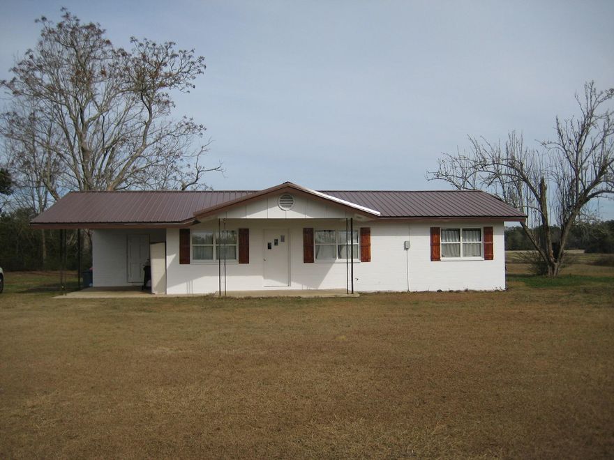 Wonderful updated 3 bedroom and 1 bath home on a full acre in the country! Away from the hustle and bustle. Clean and tidy home waiting for new owners. Nearly everything has been done for you except for moving in! New pressure tank/jet pump for well, 200amp service panel, electric water heater, septic tank and drain field with lift station, metal roof, wood closets, all wood cabinetry with butcher block counter, tile in kitchen/dining room, insulated exterior walls with 3/4'' foam, and tiled bathroom all in 2016. So far this year: new insulation in ceiling, new interior wood doors, closet doors, backsplash, new paint inside and out and new solid wood trim throughout the house. Central AC/air handler is in just need outside condenser. Make an appointment today to see this great home