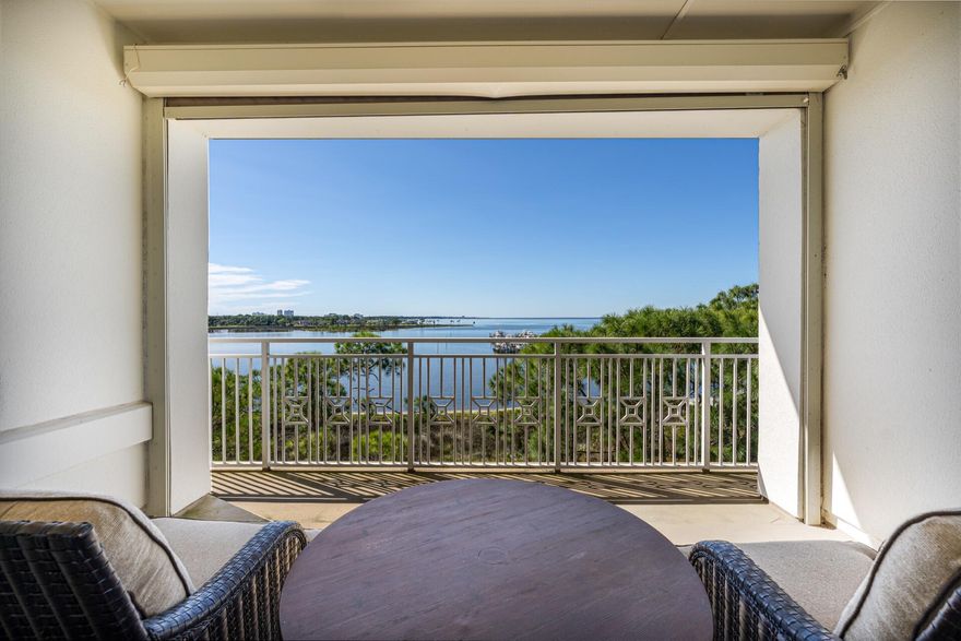 LOCATION, PRIVACY, LOCATION, PRIVACY !!! RARELY ON THE MARKET...BEST Location in ANCHORAGE.. TOP FLOOR, CORNER CONDO. ANCHORAGE is located in the Sandestin Golf & Beach Resort. This  Large, Private 3 Bedroom, 3 Bath Floor Plan with Over 650 sq. ft of Outdoor Living Area on the Balconies which Overlook the Bay and Marina. Kitchen has Sub Zero and Viking Appliances and Main Bathroom has a Steam Shower and Separate Tub. Each Bedroom has it's Own Private bathroom.UNBELIEVABLE VIEWS and SUNSETS...Walk to your Boat.  Anchorage is Located within Walking Distance to the Tennis Center, Marina, and Village of Baytowne Wharf. In Addition a Most Sought After GARAGE is Also Included In This Price.
ANCHORAGE is a RENTAL RESTRICTED CONDO BUILDING.