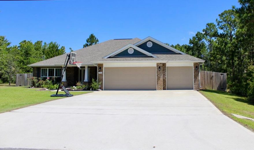 BETTER THAN NEW in Holley by the Sea!... ALL THE HARD WORK IS ALREADY DONE FOR YOU!~ Beautiful 4 Bed / 3 Full Baths / 3-Car Garage/POOL Home w/ Large Office - Just 1-year Old! Home Features Include: $13,000 in Builder Upgrades including Premium Wood Plank Tile / Premium Kitchen Granite / Laundry Utility Sink / Exterior Side Garage Door / Double Oven. Owners Added: 16'x32' In-Ground Heated Pool w/ Screen Enclosure / 12'x16' Outbuilding / Privacy Fencing including a 100' Cement Retention Wall Along Right-Side Culvert, / Custom Curb Landscaping in Front & Backyard / Seamless Gutters / Faux Wood Blinds in all Interior Windows / In-Glass Blinds for Exterior Doors to Patio. Hurry Homes Like this are HARD to Find!!