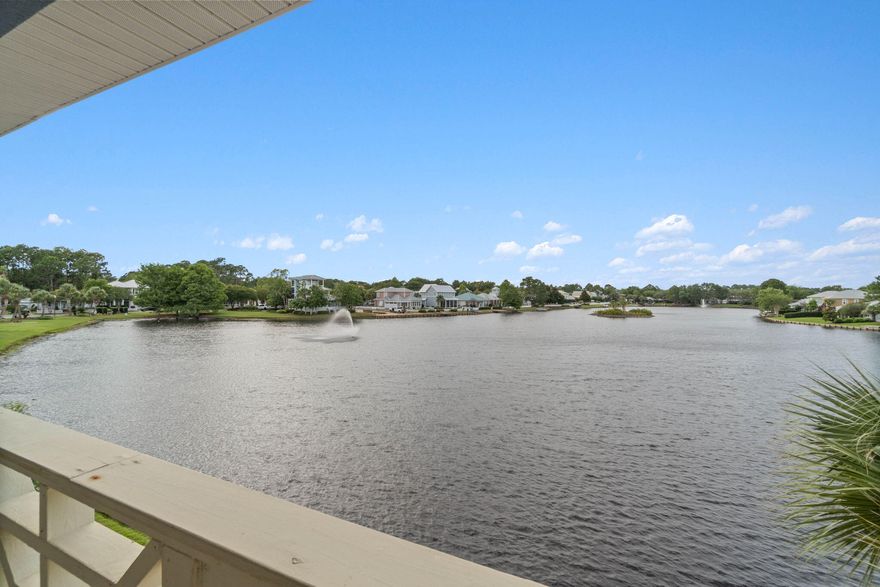 Remarkably stunning vacation rental, with one of the best views in Sandestin. These coveted condos built in 2004 rarely are available, especially this one which has recently been renovated with all the bells and whistles. Deliberately maximizing the space for enjoyment and entertainment. Turn-key and fully furnished, that does include the brand new, top of the line golf cart. With excellent rental potential at an estimate $68,000. Not to mention you can avoid the hustle and bustle by using the back gate exclusively. Included of course is the full benefits of Sandestin Resort itself; whether it's the world class golfing, wonderful spas, delicious restaurants, the beach, Baytown Wharf, and so much more. Home comes fully loaded and ready to rent, guests love the tall tray ceilings!