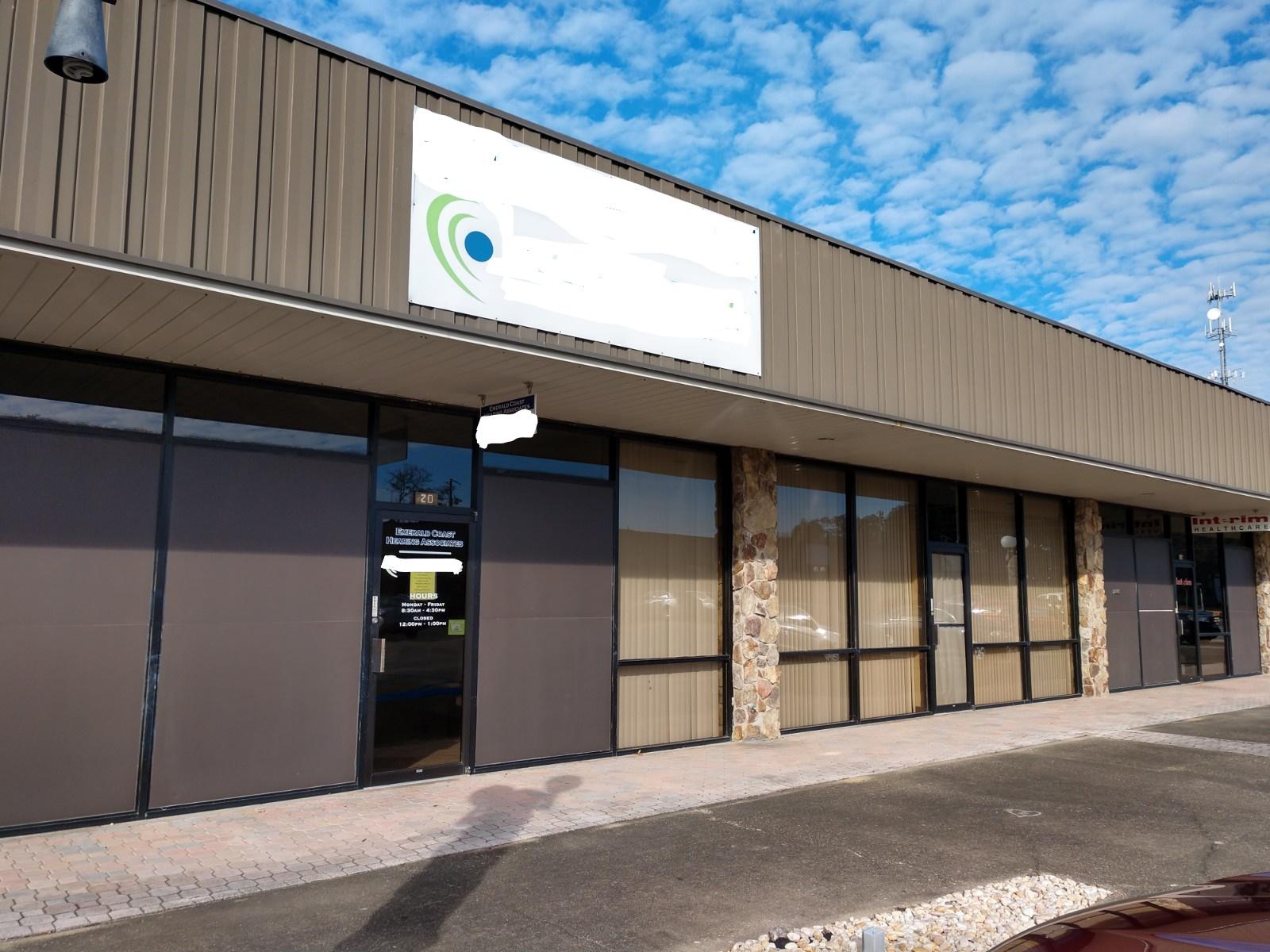 Retail/office space with a reception/waiting room area, a receptionist office, 3 addiitional offices, 2 file storage areas, a 2nd waiting room, a large room with cabinets/counter top and sink in the rear of unit. 1 Bathroom. Lease is not triple net.