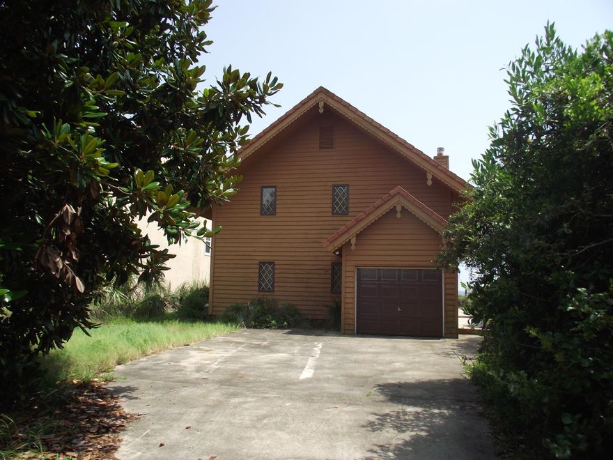 TWO STORY HOME ON A LARGE GULF FRONT PARCEL 59' X 377' X 59' X 374'+-. PROPERTY IS LOCATED ON A HIGH BLUFF WITH PLENTY OF SPACE TO BUILD A GUEST HOME AND PUT IN A POOL. THE COUNTY HAS CONFIRMED THE SUBJECT PROPERTY IS ZONED NEIGHBORHOOD INFILL, YOU CAN DEVELOP THE PROPERTY ( MULTIPLE UNITS ) OR REMODEL & UPDATE THE EXISTING HOME. FEATURING 4 BEDROOMS, 3 1/2 BATHS, THIS CHARMING TUDOR STYLE HOME HAS PLENTY OF ROOM FOR YOUR FAMILY AND VISITING FRIENDS & RELATIVES. THE 1ST FLOOR WINDOWS ALONG THE BACK FACING THE BEACH WERE RECENTLY REPLACED, AS WELL AS THE SIDING ON THE SAME SIDE WITH HARDI BOARD. GREAT LOCATION, BETWEEN ROSEMARY BEACH & WATERSOUND & CONVENIENT TO FINE & CASUAL DINING, UNIQUE BOUTIQUE SHOPPING, & GREAT GOLF COURSES. GREAT POTENTIAL! CALL TODAY FOR A SHOWING!