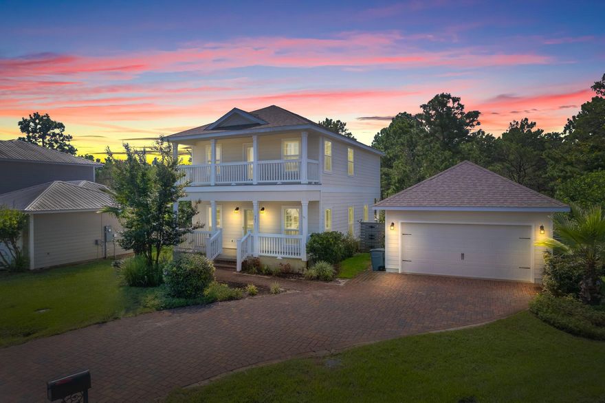 Motivated sellers! Nestled behind the gates of Cypress Breeze Plantation on a quiet cut-de-sac sits your perfect beach retreat! Upon entering the home you will notice the open floor plan highlighted by plantation shutters, crown molding and recently renovated LVP flooring. Upstairs you will find a large master suite with access to a spacious balcony. Two additional bedrooms are featured on the second floor including one with custom built in bunks.  Perfect for a primary or second home, the property is also well suited as an investment property with gross rental income exceeding $75,000 in 2023 and multiple 5 star ratings. The gated community of Cypress Breeze offers an incredible private resort pool and is a short bike or golf cart ride away from the beaches along 30A and several restaurants including Shunk Gulley & the Gulf Place Town Center. From Cypress Breeze you are also just minutes away from upscale shopping and sophisticated dining at Grand Boulevard of Sandestin. 
