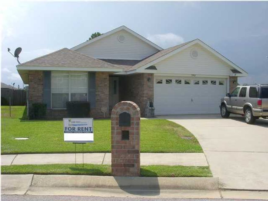 Great home centrally located in Gulf Breeze near shopping and restaurants. NEW CARPET AND TILE THROUGHOUT the home. Home is a short drive to the Santa Rosa Sound and the beautiful beaches on the Gulf of Mexico. Home is privacy fenced and located on a cul-de-sac so there is no through traffic. The Tiger Park Sports Complex is adjacent to this property. Great layout with 2 living areas and 2 dining areas. Large master suite has separate closets for storage. Call today to schedule your appointment to view this home.