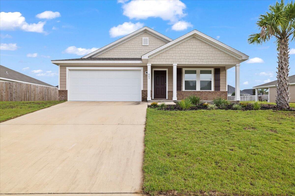Welcome to this stunning 4-bedroom, 2-bath home in the highly sought-after Cross Creek Estates neighborhood. This beautiful residence showcases the popular Covington floor plan, featuring an open-concept design perfect for modern living. The spacious kitchen is equipped with stainless steel appliances, granite countertops, and ample cabinetry, making it ideal for entertaining or family gatherings. Step outside to enjoy the private patio space overlooking a large backyard, perfect for outdoor relaxation or play. As part of the Cross Creek Estates community, residents have access to a neighborhood pool and playground, providing plenty of recreational opportunities. This home is the perfect blend of comfort and convenience--don't miss out!