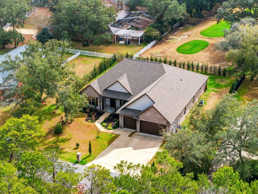 Welcome to one of the most prestigious golf course homes currently available--an exceptional off-market opportunity for the discerning buyer. This newer custom-built, five-bedroom residence is ideally positioned near Hole 15 of Hidden Creek Golf Course, offering both privacy and picturesque surroundings.From the moment you arrive, the home impresses with 10-foot entry, soaring ceilings, and refined architectural details throughout. The living room showcases a striking coffered ceiling design, complemented by extensive custom carpenter trim, crown molding, and detailed window casings that reflect true craftsmanship Designed with both luxury and functionality in mind, the home features oversized bedroom closets, a massive walk-in pantry, and a chef-inspired kitchen with a gas cooktop, custom-designed range hood, and gas plumbing throughout. The tankless gas water heater adds efficiency, and some insulation was added above the patio make the space future-ready for an enclosed sunroom and help significantly reduce energy usage.

Indoor-outdoor living is effortless with a covered lanai featuring a gas fireplace, perfect for entertaining or relaxing year-round. The triple-car garage includes an oversized 8-foot entry, ideal for taller vehicles or recreational storage.

Additional highlights include hurricane-protected windows, gutters with downspouts, very low annual HOA fees, and a quiet street with no cut-through traffic, ensuring peace and privacy. Best of all, the home is located in a no flood zone and is just 15 minutes from the beach, with convenient access to top-rated schools, shopping, and dining.

One of the newest custom homes on the golf course, this property carries an estimated value of $900,000 and is strategically priced at $850,000, presenting an outstanding opportunity for the smart, savvy buyer seeking exceptional value.

Private showings available for pre-approved buyers only. Flexible closing terms offered.