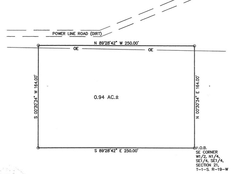 METES & BOUNDS - Land