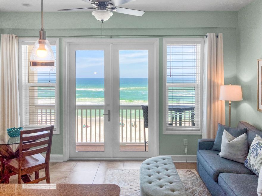 Own a piece of Paradise!  These gulf front condos do not come on the market often.  Built in 2010, this 1 bedroom, 1 bathroom condo is amongst the other 8 owners with privately owned beach access and located in Seagrove Beach.  This condo is fully furnished and a great vacation rental income producing property.  T