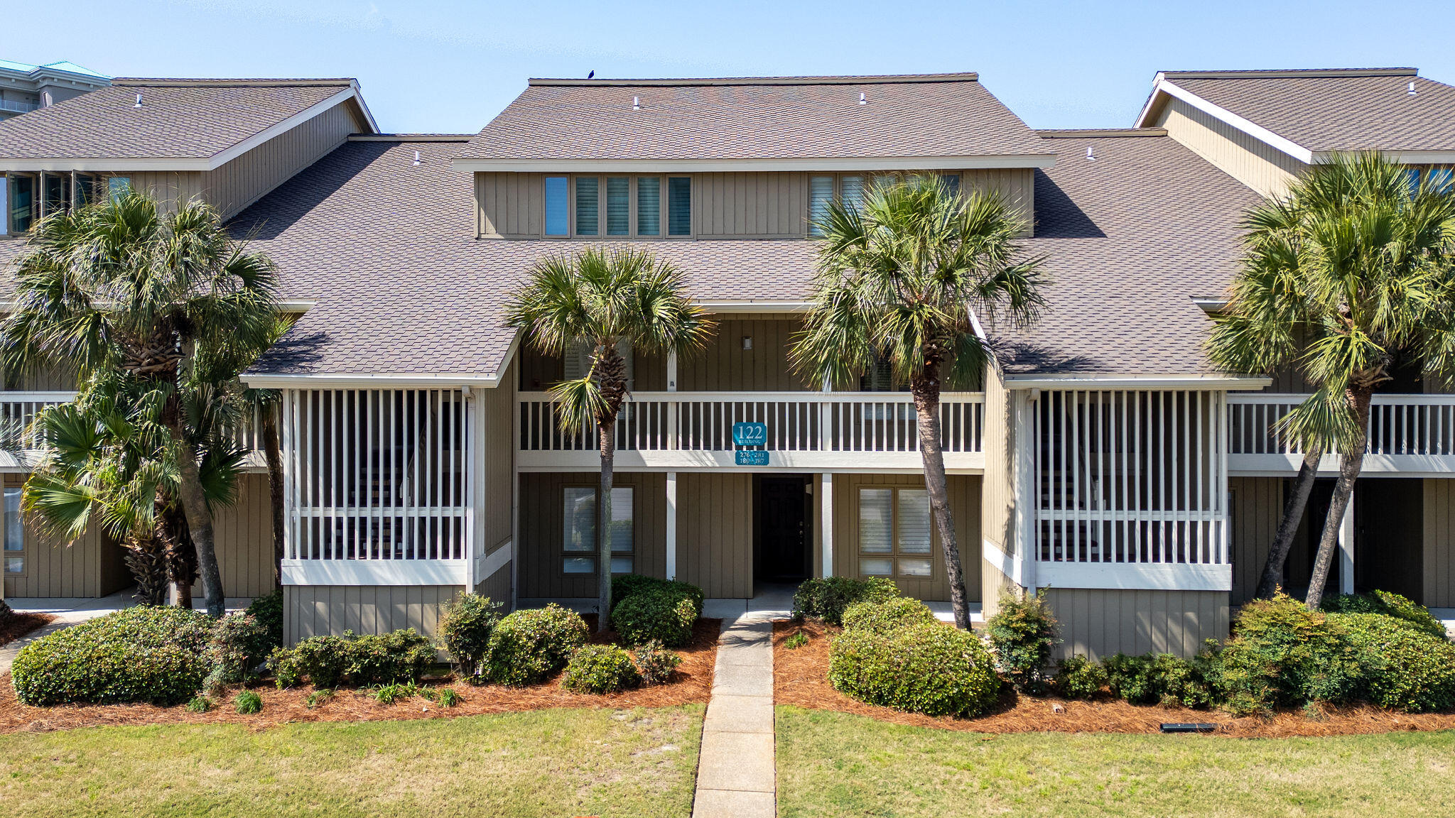 LUXURIOUS SEASCAPE BOARDWALK VILLA - Lakefront Paradise with Gulf Views!Rare opportunity to own this meticulously renovated 3BR/3BA condo in Seascape Resort's prime location. Perched directly on Stewart Lake with stunning Gulf views, this two-level haven offers the perfect blend of comfort and coastal elegance.THE PERFECT COASTAL RETREAT* A short distance from Seascape's exclusive beach boardwalk access* Dual screened balconies for enjoying spectacular water views* Open floor plan with raised ceilings and recessed lighting* Beautifully updated throughout - currently on the short term rental programUPSCALE INTERIOR FEATURES* Gourmet kitchen with granite countertops, stainless appliances and breakfast bar* Spacious dining area with lake views and seating for six * Elegant tile and LVP flooring throughout lower level and bathrooms
* First-floor guest bedroom with a private door to the bathroom
* Spectacular second floor, lakefront master suite with sitting area and private screened balcony
* Second floor guest bedroom with ensuite bathroom offers additional privacy
* In-unit washer/dryer and bonus pantry/owner's closet
PRIME RESORT LOCATION
* Tropical landscaping maintained by proactive HOA
* The roof was replaced 7 years ago
* Access to exclusive Boardwalk Phase 7 pool with entertainment area
* Moments away from 2,000 feet of pristine white sand beaches via the charming Stewart Lake Boardwalk
* Seascape Towne Center featuring dining, shopping and entertainment is close by
Enjoy resort-style amenities including seasonal beach service, tennis and pickleball courts, planned new Executive Golf Course, heated pool, and more! This turnkey property offers the perfect opportunity for a second home, full-time residence, or vacation rental investment on Destin's coveted Emerald Coast.
After a day of coastal fun, return to your spacious, beautifully appointed villa featuring all the comforts of home. The Boardwalk Villas truly offer a unique and peaceful setting, feeling more like your home-away-from-home than a typical vacation rental.
Create unforgettable family memories in this perfect slice of Destin's Emerald Coast paradise!