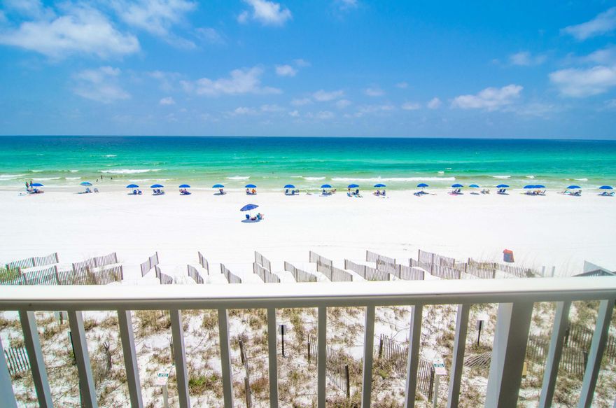 A warm Gulf breeze and a stunning Gulf view awaits you in this rarely on the market condo in the Cabana Club! Located on a prime floor in the building for the most amazing Gulf and beach views  condos rarely come on the market at Cabana Club because everyone loves it so much! Enjoy the extremely spacious living room and large balcony plus a King sized master suite and 2 bathrooms. #303 is already on a seasoned rental program - buy now and enjoy the high dollar summer rental income. Cabana Club offers gated beach access, lush landscaping and a bbq grill area. Any owner on the Sea Oats rental program can use their pool.