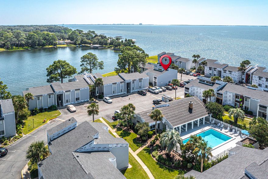 ***PAID water/sewer/trash.*** Beautiful Condo in gated community! First floor 1 bed/ 1 bath unit with shiplap accent walls, low-maintenance tile flooring throughout, updated light fixtures, keyless entry! The kitchen offers stainless-steel appliances, white cabinetry, and clear sight lines to the living and dining area, and out to the private patio. Beautifully updated bathroom to include a porcelain tub with custom tile surround, and vanity. Spacious bedroom  to include full-size washer/dryer hookups. Condo amenities include sparkling community pool, tennis court, a dock with beach access to the bay, laundry facility.

See more for info on Resident Benefits Package
Tenant to verify all data.
Pets considered with owner approval
Contact Sound Choice to Schedule a showing 8503898533 *$50 of monthly rent goes towards a Resident Benefits Package which includes Renters Insurance, Air Filter delivery, Identity protection, Resident Rewards program, Credit Building, Move-In Concierge, 24/7 Maintenance coordination*