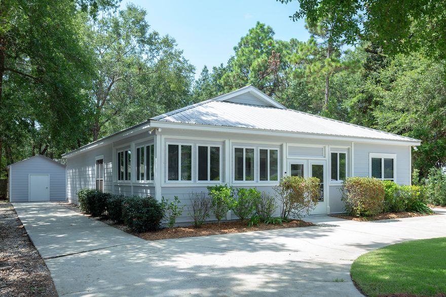 Immaculate, 3 bedroom, 3 bath home in Pt. Washington with garage and additional outside storage. This spacious one-story cottage offers a remodeled kitchen with gas cook-top, renovated baths and a location with so much to offer. Nearby the bay & beach; and easy access to schools or employment areas of South Walton. Room to add a pool; irrigation is in place, and there's no HOA. ***Buyer is responsible for personally verifying details about this property. Any information contained in this listing is believed to be accurate but is not guaranteed.***