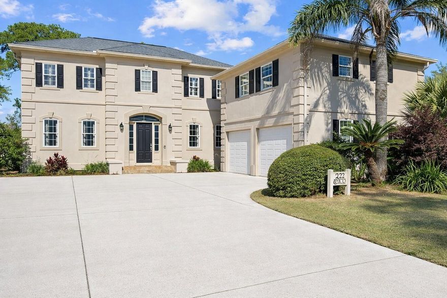 Beautiful custom home located in the desirable, gated Bay Point community of Panama City Beach. This residence offers 4 bedrooms, 3 full bathrooms, and 2 half bathrooms, providing a well-designed and functional layout ideal for both full-time living and entertaining.The home features a dedicated game room and an additional flex room, perfect for use as an extra bedroom, private home office, or bonus space. The outdoor living area includes a private pool and barbecue area, ideal for enjoying the Florida lifestyle and hosting guests.Bay Point is known for its natural surroundings and upscale amenities, offering a private and secure coastal living experience.