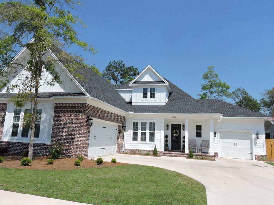 This custom, luxurious home is less than 6 months old!  Absolutely gorgeous HIGH END home inside and out in the new DMC!  Why build when you can move right into this fabulous home - has everything you could ask for--- high end appliances, quartz counters, hardwood floors, super cool lighting, whole house generator, and a 3 car garage!  Awesome layout, the first floor has the master suite, another en-suite bed/bath, and a Flex Room that could be an office or den.  Upstairs has 2 more bedrooms, full bath, and a GIANT 2nd living/ media room.  Look closely through the home and you will find all high-end classic finishes.  Tons of cabinets in the kitchen - & a fantastic pantry under the stairs. Back yard is fenced and has plenty of room to entertain - and room for a pool if you desire.