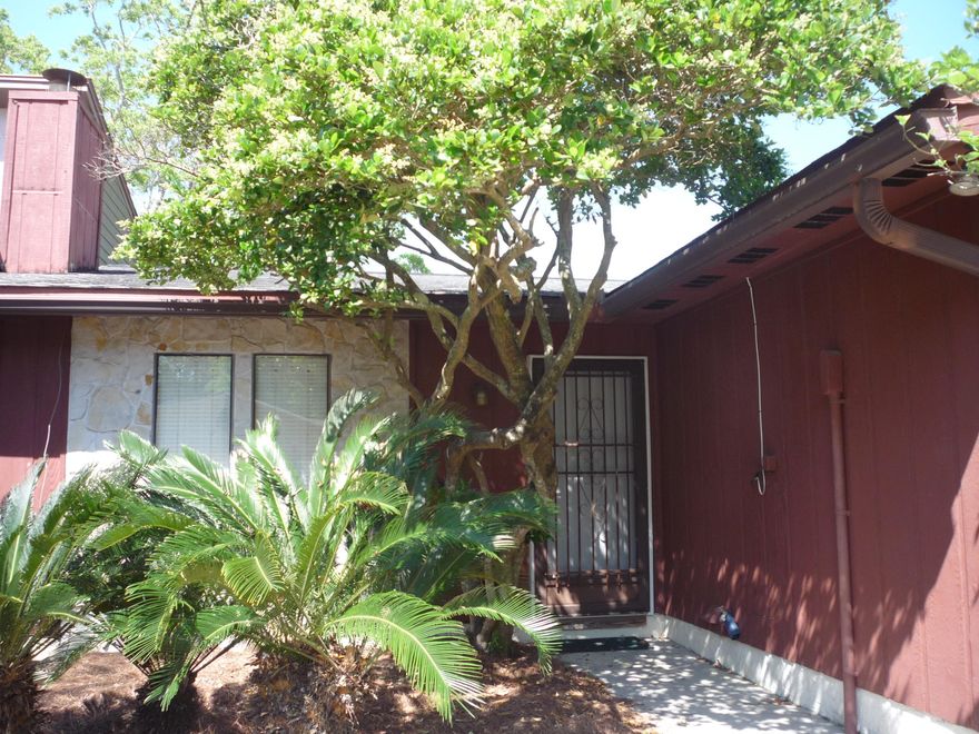 Take Another Look! Estate Sale. This one story town home with over 1800 square feet and a two-garage is priced to allow the new owner to make much-needed updates. The home also features a living room with a wood-burning fireplace, separate dining room, and den with a breakfast area. Sliding-glass doors from both bedrooms provide access to the privacy enclosed garden area complete with a wood deck. Both bedrooms have walk-in closets. The master suite is large enough for a separate sitting area and the master bath has double vanities. You'll also love the low maintenance yard. With the potential to create a third bedroom or office from the existing den space, this home is a must-see. Being sold As Is.