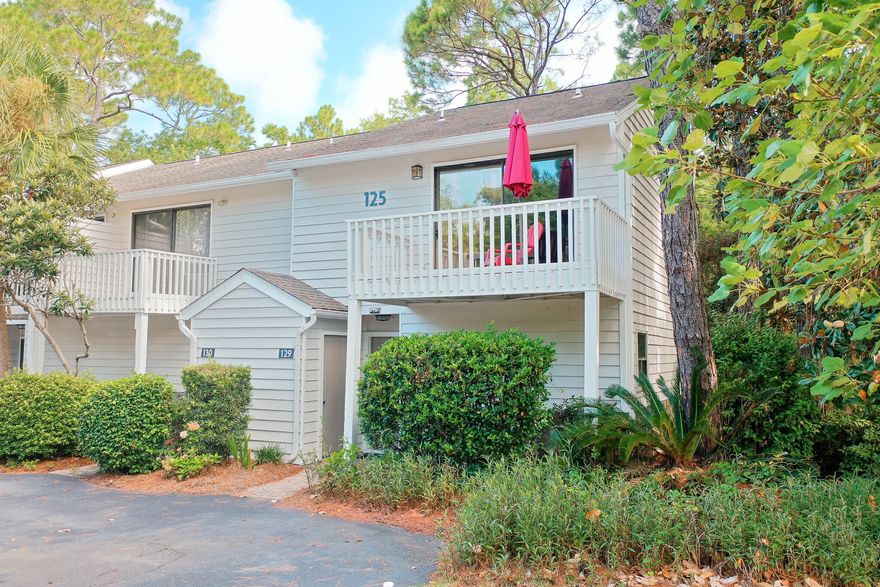 Welcome to your slice of paradise in the serene community of Cassine Gardens, nestled just off the picturesque 30A and moments away from the breathtaking Seagrove Beach. Discover the epitome of coastal living in this meticulously updated townhome boasting stunning views of the private lake and fountain. This coveted end unit offers 2 bedrooms, 2.5 bathrooms, and a spacious 1,268 sq ft of living space. Enjoy the luxury of extra windows flooding the downstairs area with natural light, complemented by the convenience of an additional half bath. Retreat to the master bedroom with its ensuite bathroom, while guests or family members find comfort in the second bedroom or on the sleeper sofa, providing plenty of room for guests or a growing family. Contact today to make #129 yours! The community amenities, including two pools, tennis courts, basketball court, and nature walk. Whether you're looking to relax by the pool or enjoy a friendly game of tennis, this community has something for everyone.

Step outside and explore!