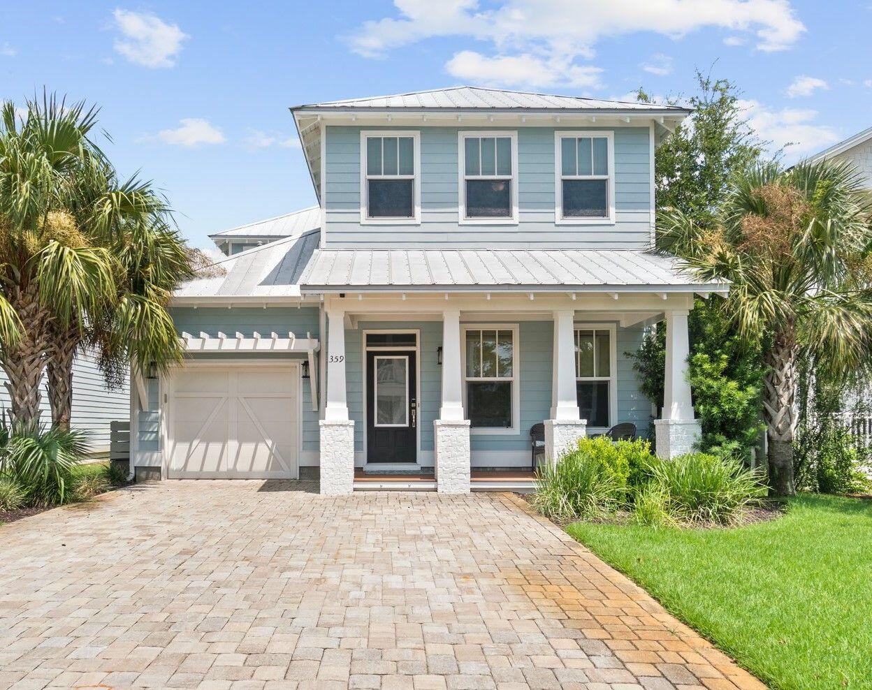 IMPROVED PRICING on this gorgeous turn-key, income producing home in Grande Pointe!!!Whether you are looking to make your stay at the beach permanent or looking to add to your investment portfolio, this home has been meticulously cared for and is being offered turnkey and move in ready.This home has upgraded maintenance free Trex decking and LED lighting built into the front and back porches.The location of this Inlet Beach home is the best! You're a short walk or golf cart ride to the iconic 30a corridor, a short drive to SoWals outstanding schools, and are also located across from four public beach access points. Grande Pointe sits next to Camp Helen State Park on Lake Powell, which gives you options for paddle boarding, kayaking, and other fun outdoor activitie 359 Grande Pointe gives you an opportunity to take advantage of all the Inlet Beach has to offer