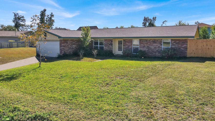 This beautiful brick home is situated in the middle of Panama City and the most desirable location. Just a few minutes from 23rd Street, downtown and St. Andrews. This three bedroom, two bath home offers two bonus rooms, tile and LVP flooring and a great open concept. The kitchen was remodeled last year with new appliances. Large two car garage with ample storage and a driveway with plenty of room for guests to park. The screened porch on the back of the home opens up to a large back yard which is perfect for your furry friends to play. Recently updated with a new privacy fence and features a shed in the back yard that includes plumbing.