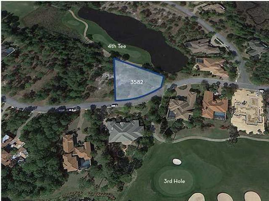 IMPRESSIVE & ATTENTION GETTING! Estate-size corner lot overlooking the 4th tee of Burnt Pine! This lot in The Preserve, situated within the gated country club neighborhood of Burnt Pine at Sandestin Golf and Beach Resort. It overlooks the fourth tee of the prestigious Burnt Pine golf course and a lake feature. Its buildable envelope is expansive enough to accommodate a spacious single-level home, which is a rarity in the neighborhood. There is no build-out requirement for this lot so you may commense construction at your discretion and enjoy membership eligibility at the Burnt Pine Golf Club in the meantime.