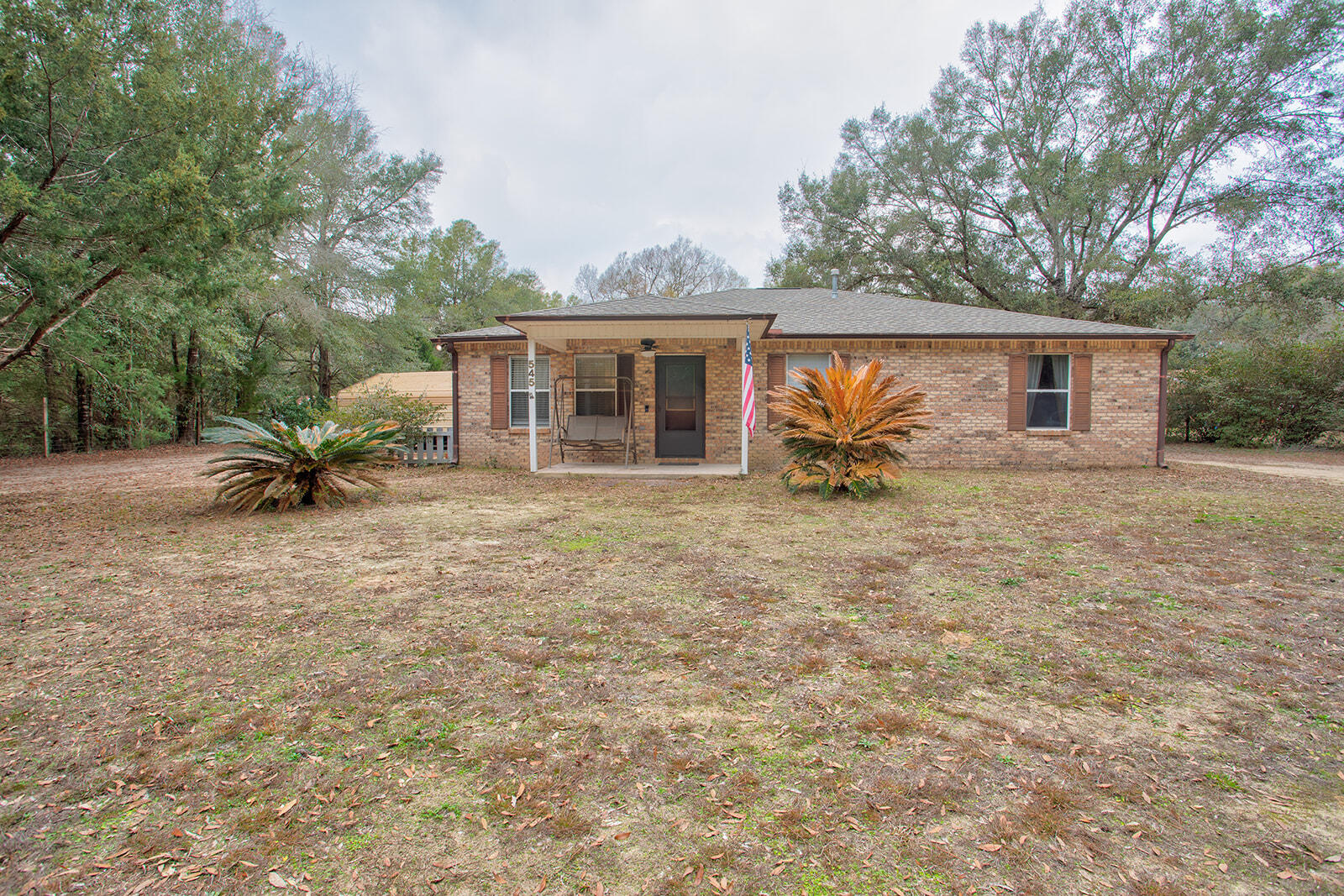 HOME WITH A DETACHED STUDIO (currently an Airbnb).Don't miss this incredible opportunity to own a piece of country on a quiet road just a short distance from schools, shopping, beaches, and military bases. Situated on a generous lot, this recently renovated 3-bedroom, 2-bathroom main house offers a perfect blend of modern upgrades and country charm. Featuring newer paint, an updated water heater in main home 2024, a 2 year old roof (2023), and epoxy floors, this home is move-in ready! The main house also boasts newer carpet in the bedrooms, a spacious master bedroom with a large laundry room leading to two additional storage areas, and a rear covered patio to enjoy the outdoors.
The property includes a separate 1-bedroom, 1-bathroom guest house, complete with a upgraded kitchen. Attached to the guest house is a garage/workshop, providing additional storage or workspace.
With ample space for your boat, camper, and outdoor equipment, this home truly has it all. Whether you're looking for a peaceful retreat or a property with room to grow, this is your chance to experience country living with convenience at your doorstep. Schedule a tour today and see all that this unique property has to offer!