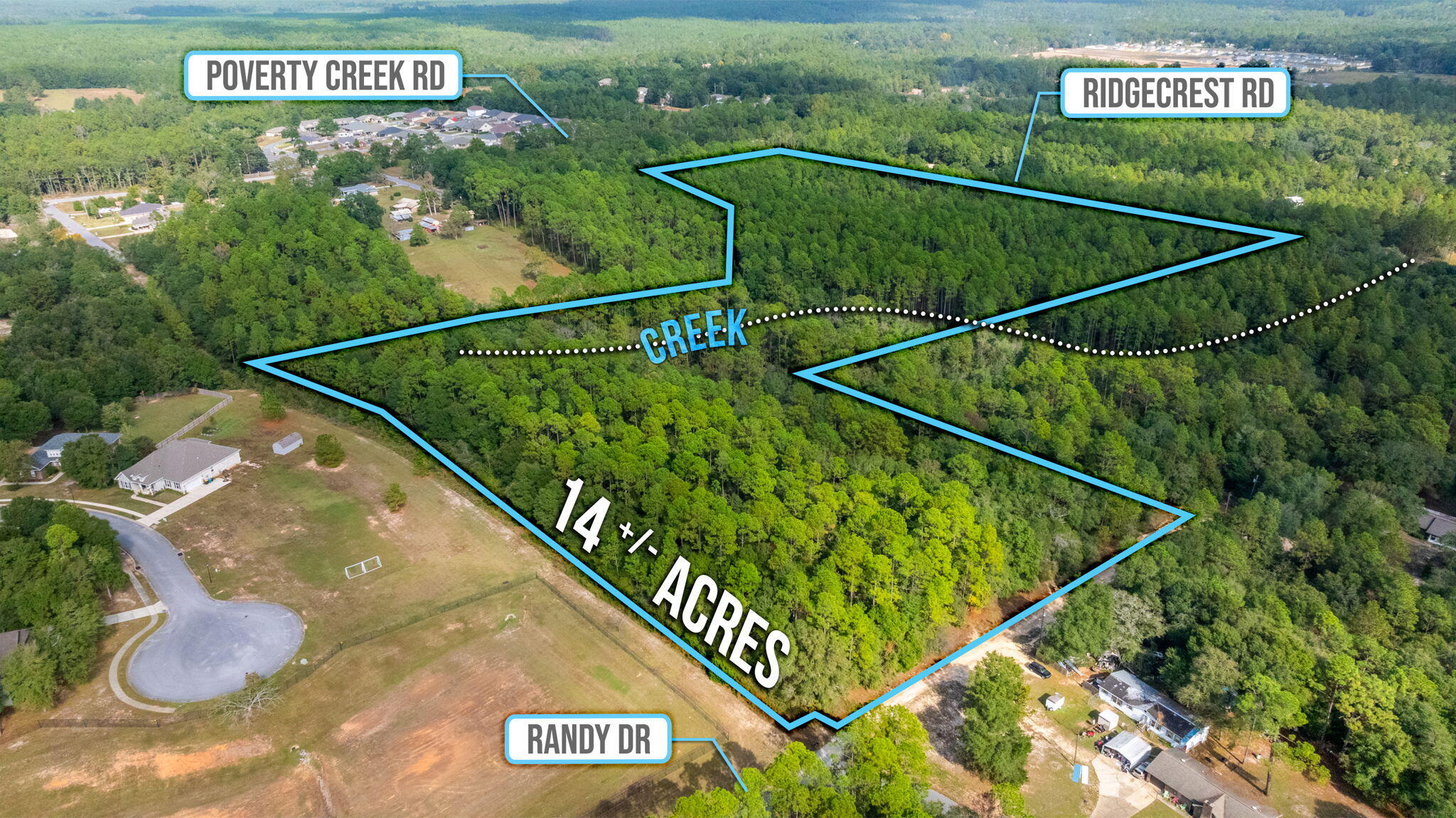 Dreaming of a peaceful escape to call your own? Look no further! This 15.5-acre wooded paradise offers the perfect spot to build your dream home, complete with a charming stream flowing through the back of the property. With convenient access from Randy Rd and Ridgecrest Rd, plus utilities ready to go, this land is just 4 miles from shopping, the post office, and the library. Don't miss your chance to see this stunning property in person--schedule a tour today! Professional photos coming soon.